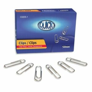 BAZIC Jumbo (50mm) Silver Paper Clip (100/Pack) Bazic Products