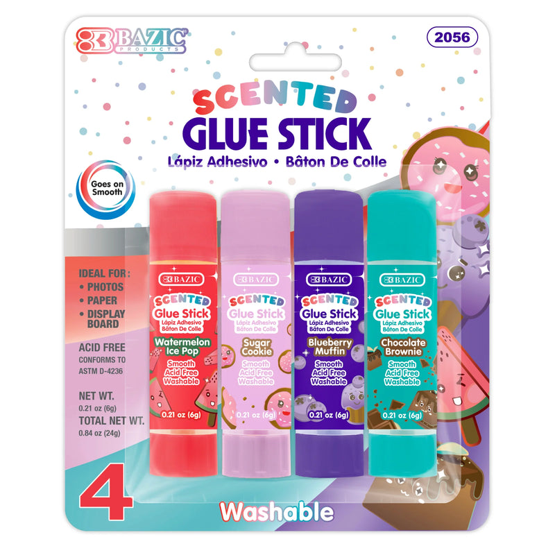 PEGA GLUE STICK BAZIC SET DE 4 (SCENTED)