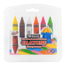 Double-Ended Super Jumbo Crayons Premium 12 Color
