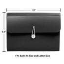 Expanding File Letter Size Poly 7-Pocket