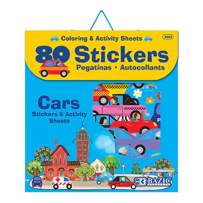 Stickers & Activity Sheets: Cars