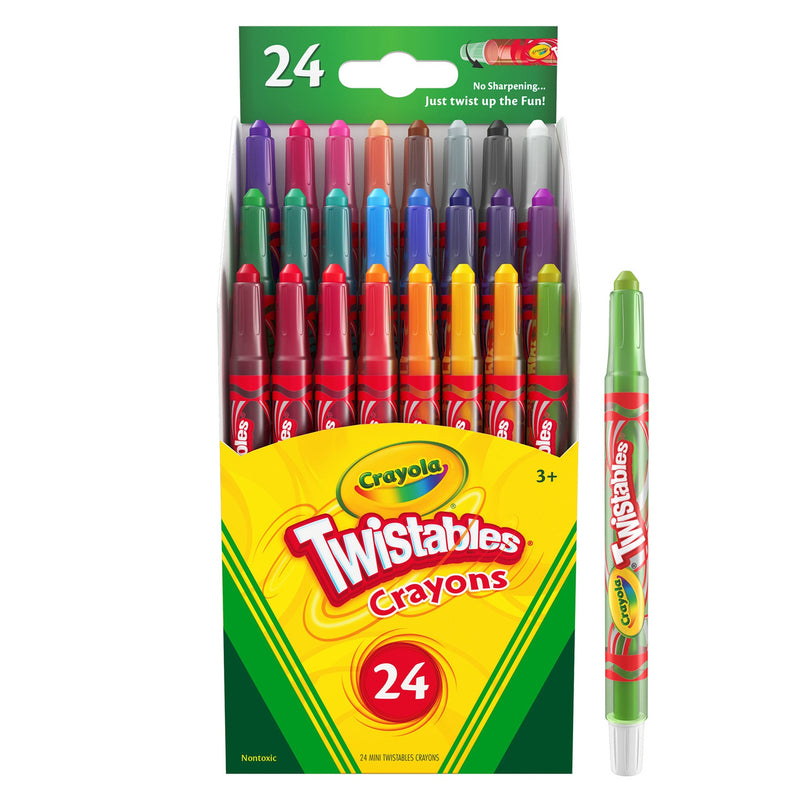 CREYONES CRAYOLA- MINI TWISTABLES 24