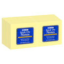 Stick On Notes 3" X 3" (Pack) Yellow 100 Ct. (12/Shrink)