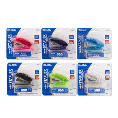 Mini Standard (26/6) Stapler w/ 500 Ct. Staples