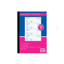 Bazic 7-5/8 x 10-7/8 Inch 2-Part Carbonless Cash/Rent Receipt Book 200 Sets