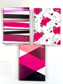 Libreta Argollada Universitaria 10 Materias- Pink Power