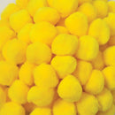 Pom Pons, Yellow, 1", 100 Pieces