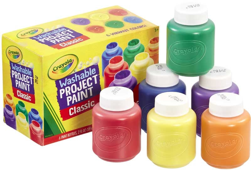Crayola Washable Kids Paint- 6 colors
