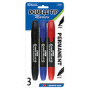PERMANENT MARKERS SET 3 DOBLE PUNTA