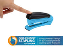 Inspire™ Spring-Powered Compact Stapler, 15 Sheets, Assorted Colors