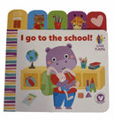 Libro educativo en inglés-  I go to the School