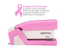 InCourage Antimicrobial Compact Stapler, 20 Sheets, Pink