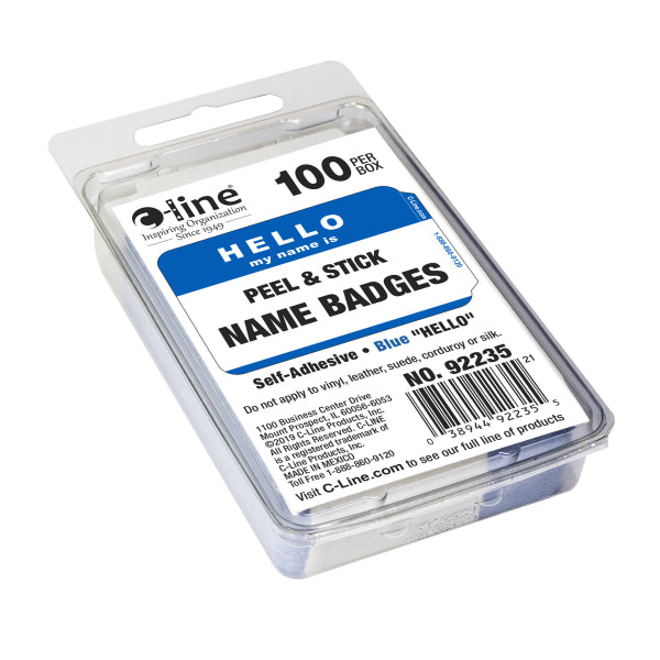 LABEL HELLO MY NAME IS - BLUE