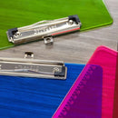 Plastic Clipboard Memo Size w/ Low Profile Clip