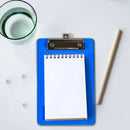 Plastic Clipboard Memo Size w/ Low Profile Clip
