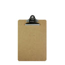 Hardboard Clipboard w/ Sturdy Spring Clip - Memo Size