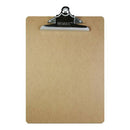 Hardboard Clipboard Standard Size w/ Sturdy Spring Clip