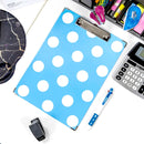 Paperboard Clipboard Standard Size Carnival Polka Dot w/ Low Profile Clip