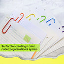 Paper Clips (100mm) Mega Color (10/Pack)