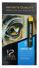 ARTIST OIL PASTELS 12 LARGE
