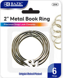 2" METAL BOOK RING