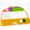 2-Pockets Portfolios - Metallic Color