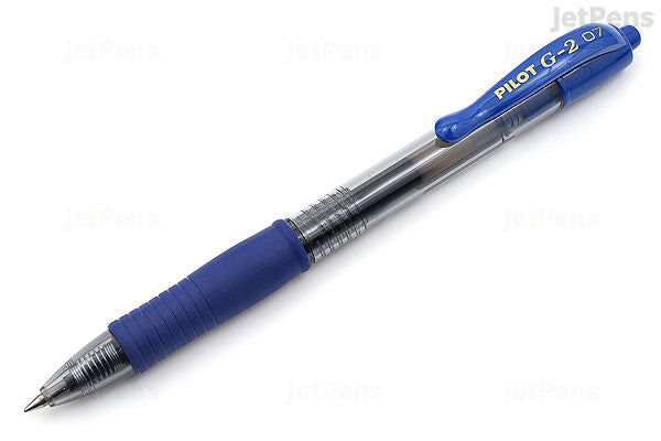 Bolígrafo retractable Pilot G2 07 azul