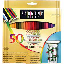 LAPICES DE COLORES  MARCA SARGENT- 50