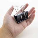 Large 2" (51mm) Black Binder Clip (4/Pack)