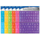 20mm Size Lettering Stencil Ruler Sets (2/Pack)