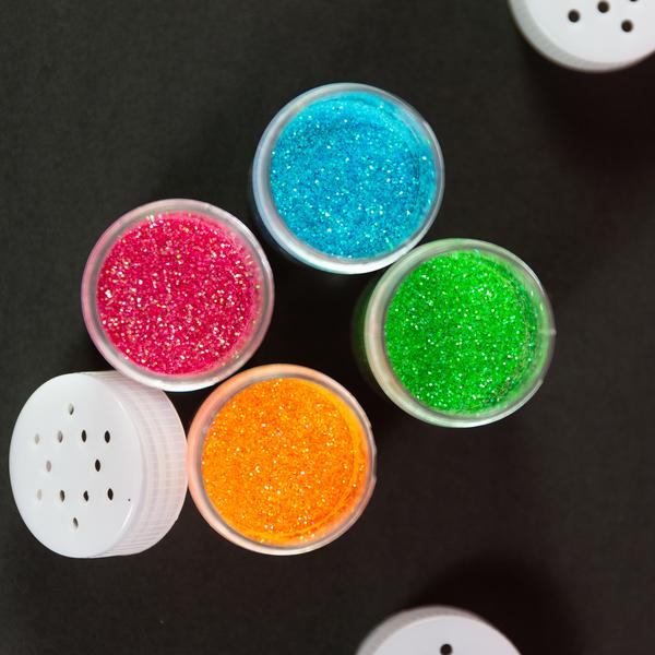 Glitter Shaker 8g / 0.28 Oz. (4/Pack) Neon Color