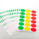 Assorted Color 3/4" Round Label (306/Pack)