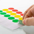 Assorted Color 3/4" Round Label (306/Pack)