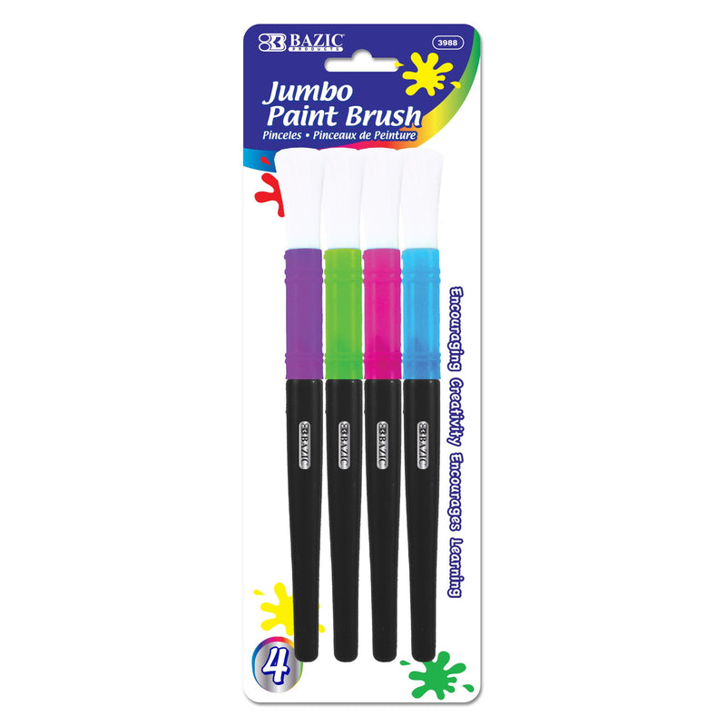 Pinceles Jumbo, paquete de 4