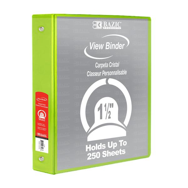 CARPETA "VIEW BINDER" DE 1.5"- LIME