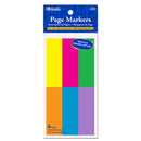Flag Neon Page Markers 1" X 3" 80 Ct. (6/Pack)