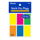 Flags Neon Color 1" X 1.7" 25 Ct. (6/Pack)