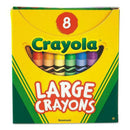 CREYONES CRAYOLA- LARGE CAJA DE 8