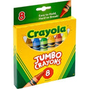 CREYONES CRAYOLA- JUMBO CAJA DE 8
