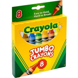 CREYONES CRAYOLA- JUMBO CAJA DE 8