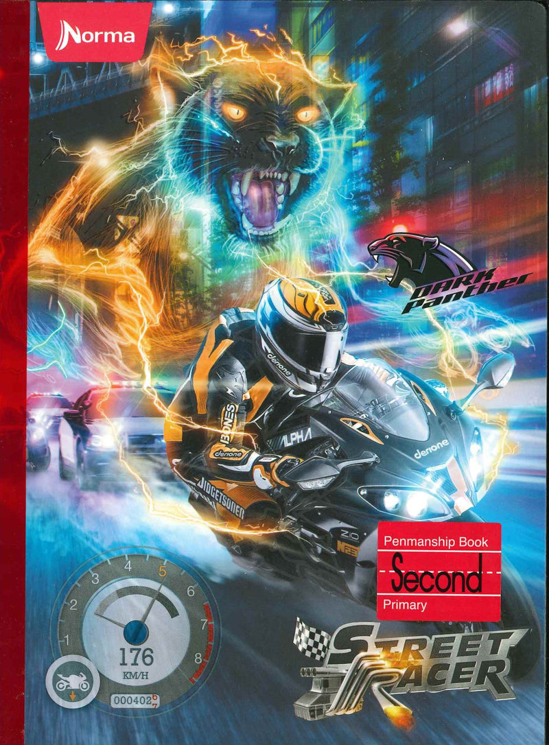 Libreta Caligrafia- STREET RACER SECOND