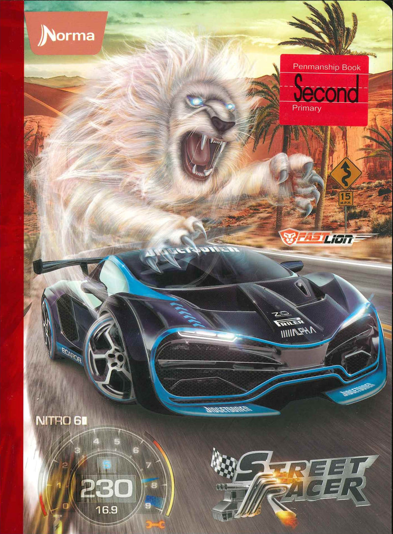 Libreta Caligrafia- STREET RACER SECOND