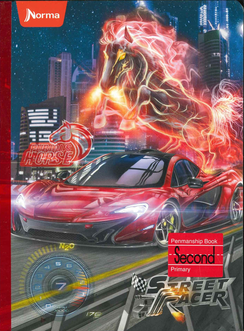 Libreta Caligrafia- STREET RACER SECOND