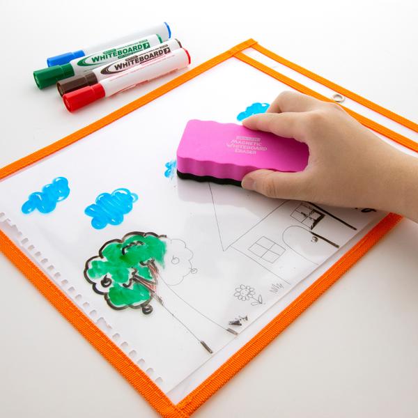 Reusable Dry Erase Pockets