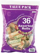 Assorted Coin Wrappers (36/Pack)