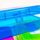 CAJA PLASTICA MATERIALES GLITTER