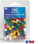 PUSH PINS COLORES 100