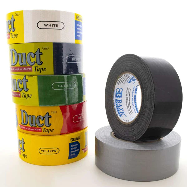 1.88" X 10 Yard Assorted Colored Duct Tape