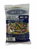RUBBER BANDS No33 COLORES 1/4 LBS