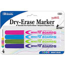Fine Tip Bright Color Dry-Erase Marker (4/Pack)